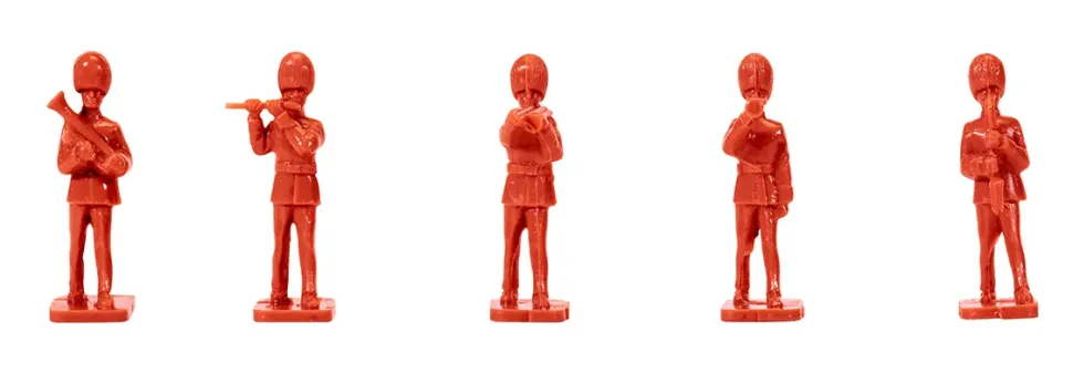 Airfix 1/76 British Army Guards Band Figure Set