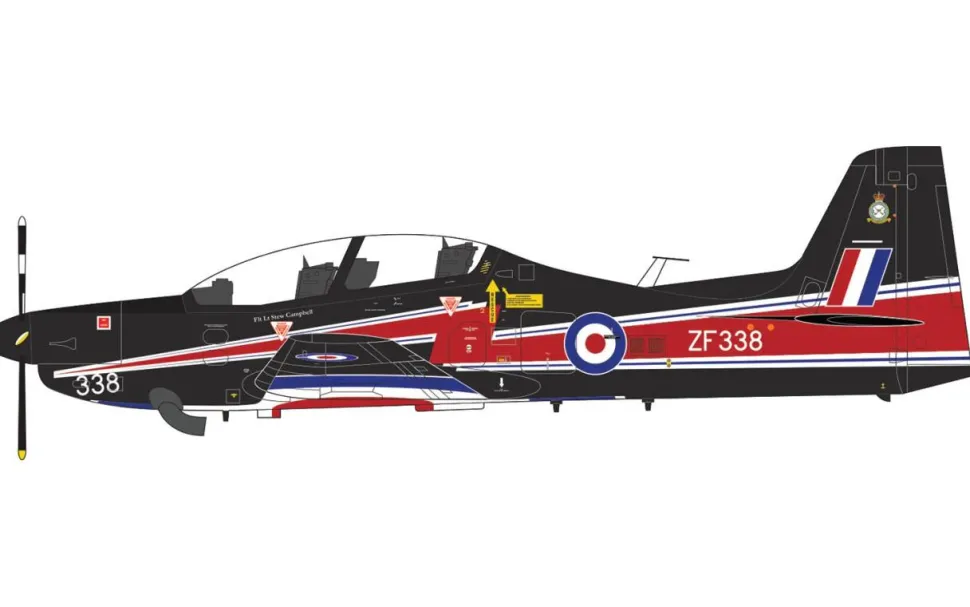 Airfix 1/72 Eurofighter Typhoon FGR.4 Blackjack and Shorts Tucano T.1 Gift Set