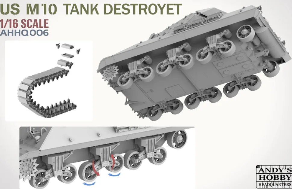 Andy's Hobby Headquarters 1/16 M10 Tank Destroyer