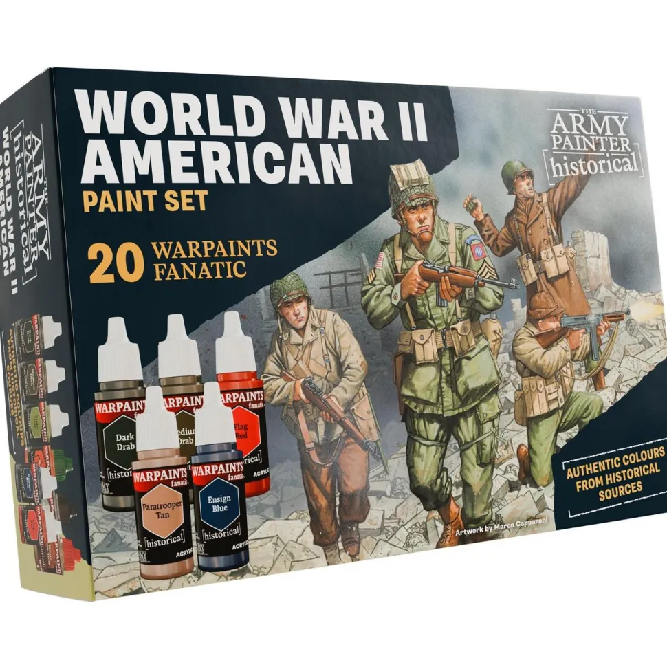 Army Painter Fanatic Historical WWII American Paint Set