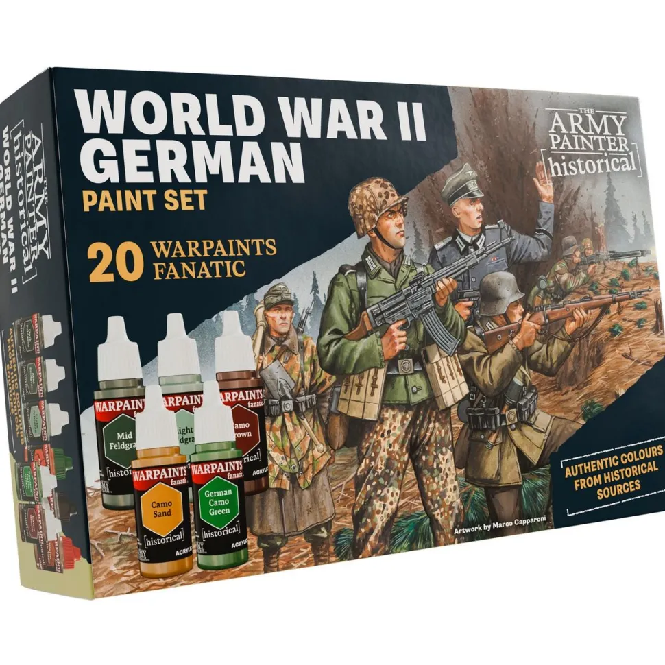 Army Painter Fanatic Historical WWII German Paint Set