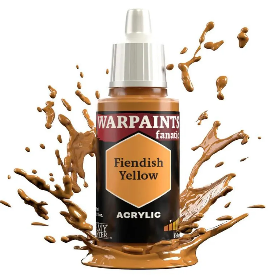 Army Painter Warpaints Fanatic 3092 18ml Fiendish Yellow Acrylic Paint