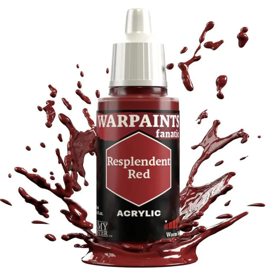 Army Painter Warpaints Fanatic 3103 18ml Resplendent Red Acrylic Paint