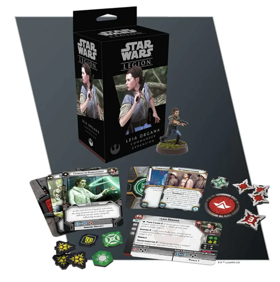 Atomic Mass Games Star Wars Legion - Rebel Alliance - Character - General Leia Organa