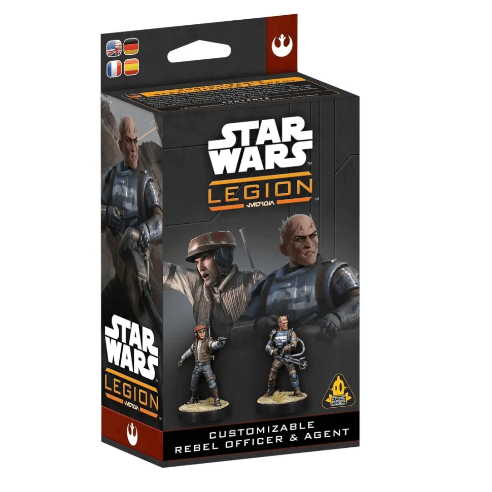 Atomic Mass Games Star Wars Legion - Rebel Alliance - Character - Customisable Rebel Officer & Agent