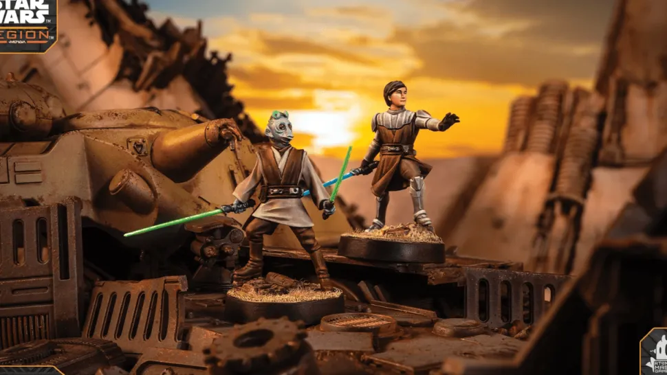 Atomic Mass Games Star Wars Legion - Galactic Republic - Character - Customisable Jedi General & Knight