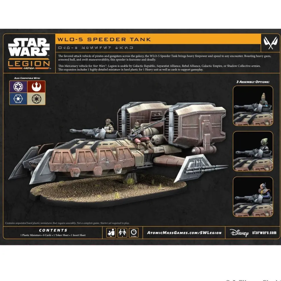 Atomic Mass Games Star Wars Legion - Mercenary Corps - Unit - WL0-5 Speeder Tank