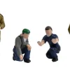 Bachmann Factory Workers & Foreman Set of 6 Figures
