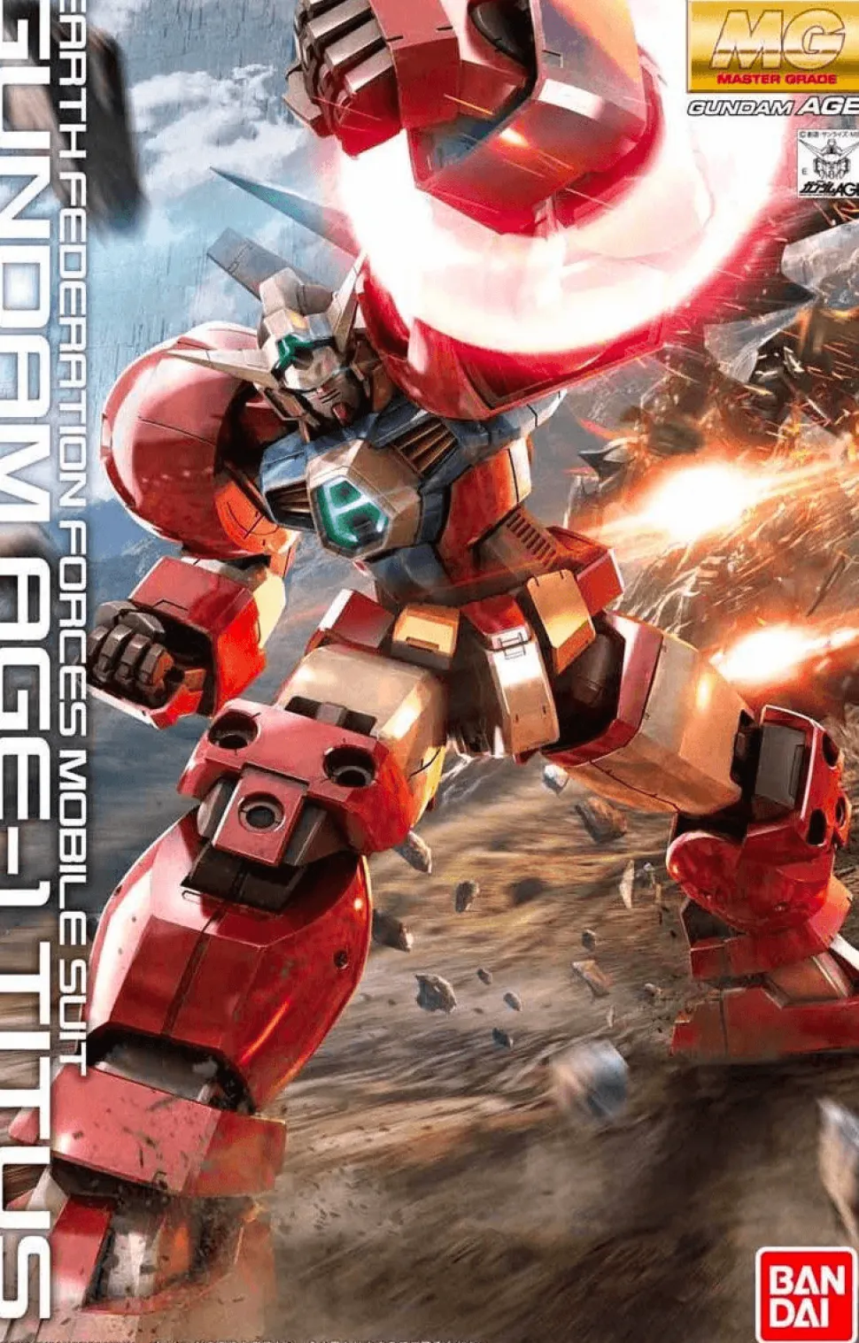 Bandai Gundam Master Grade (MG) 1/100 AGE-1T Gundam AGE-1 Titus