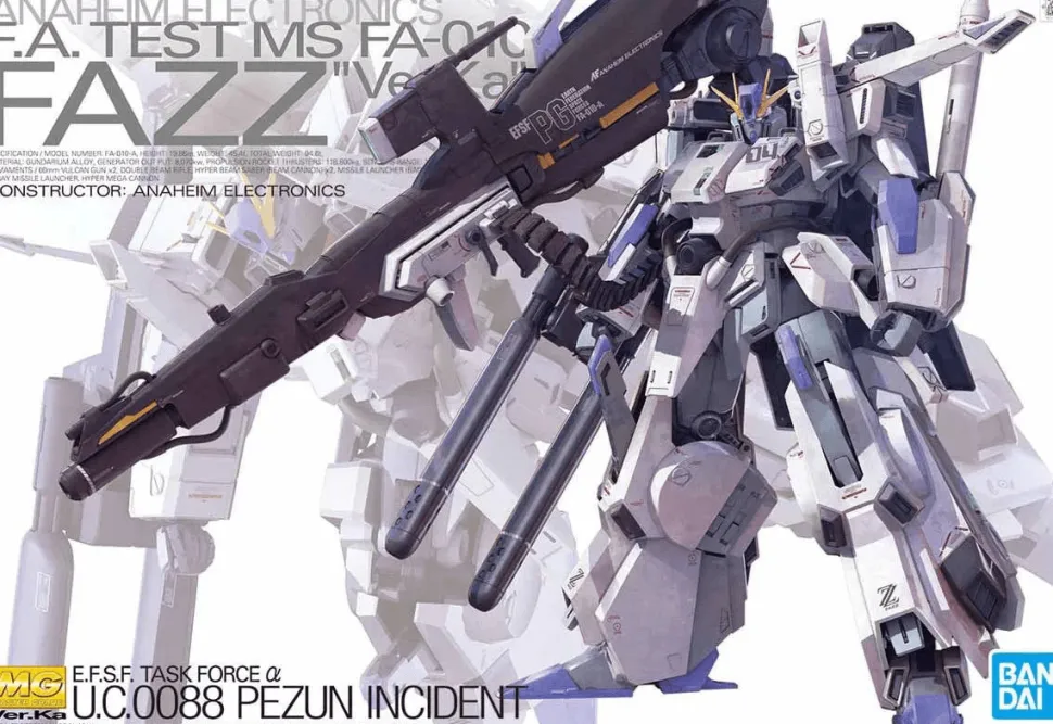 Bandai Gundam Master Grade (MG) 1/100 FA-010AFAZZ Version Ka
