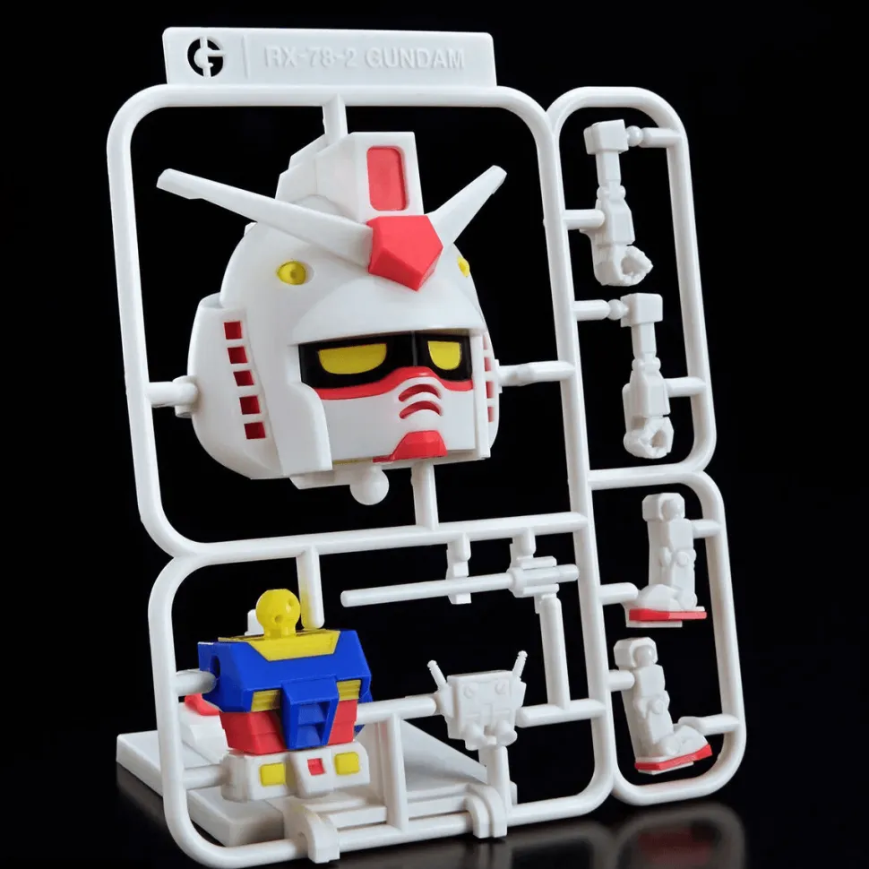 Bandai Gundam Super Deformed (SD) Gunpla-Kun DX Set (with Runner Version Recreation Parts)