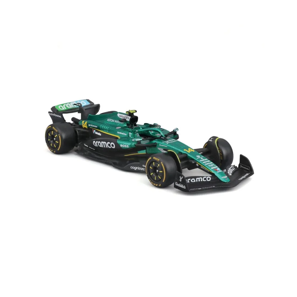 Burago 1/43 Aston Martin AMR25 F1 2025 #14 Fernando Alonso Diecast Model