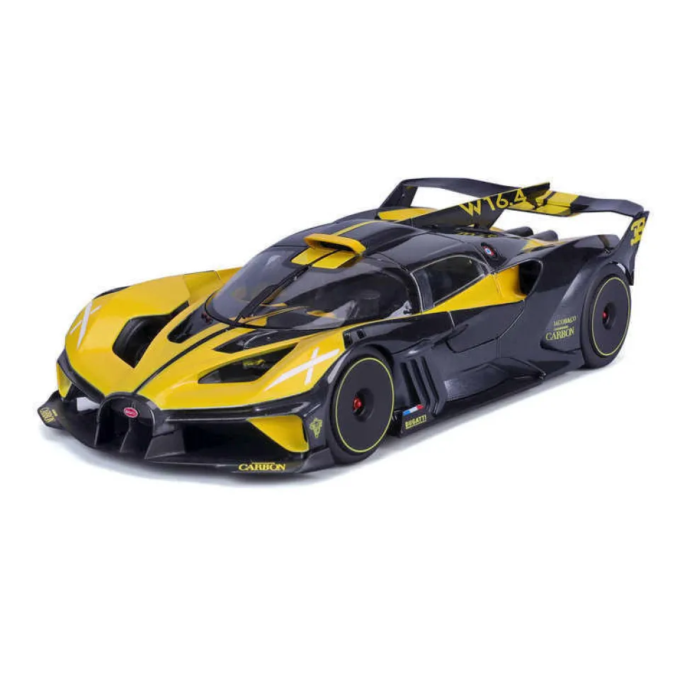 Burago 1/18 Bugatti Bolide Yellow Diecast Model