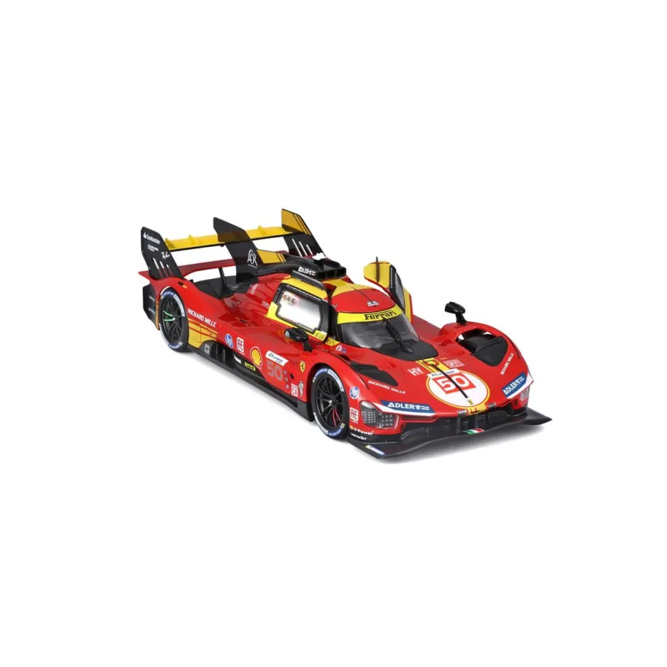 Burago 1/24 Ferrari Racing 499p Le Mans Hypercar 2024 AF Corse #50 Diecast Model