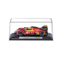 Burago 1/43 Ferrari Racing 499p Le Mans Hypercar 2024 AF Corse #50 Hard Case Diecast Model