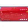Burago 1/18 Ferrari SF-24, Leclerc with Helmet 2024 Formula 1, Deluxe Hard Case