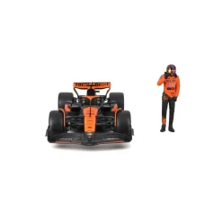 Burago 1/24 F1 McLaren MCL38 2024 With Piastri Figure Diecast Model