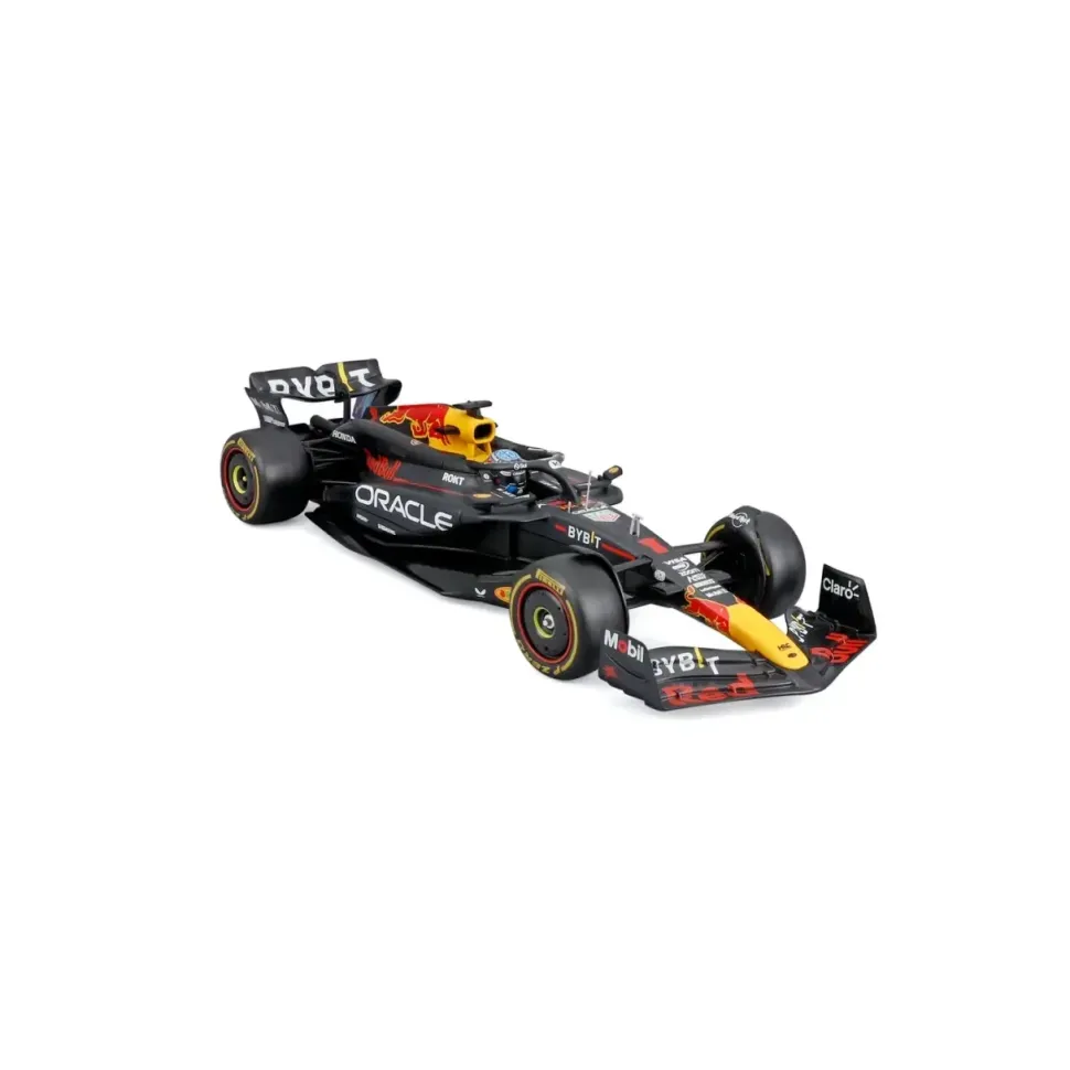 Burago 1/24 F1 Red Bull Racing RB20 2024 with Driver Helmet - Max Verstappen Diecast Model