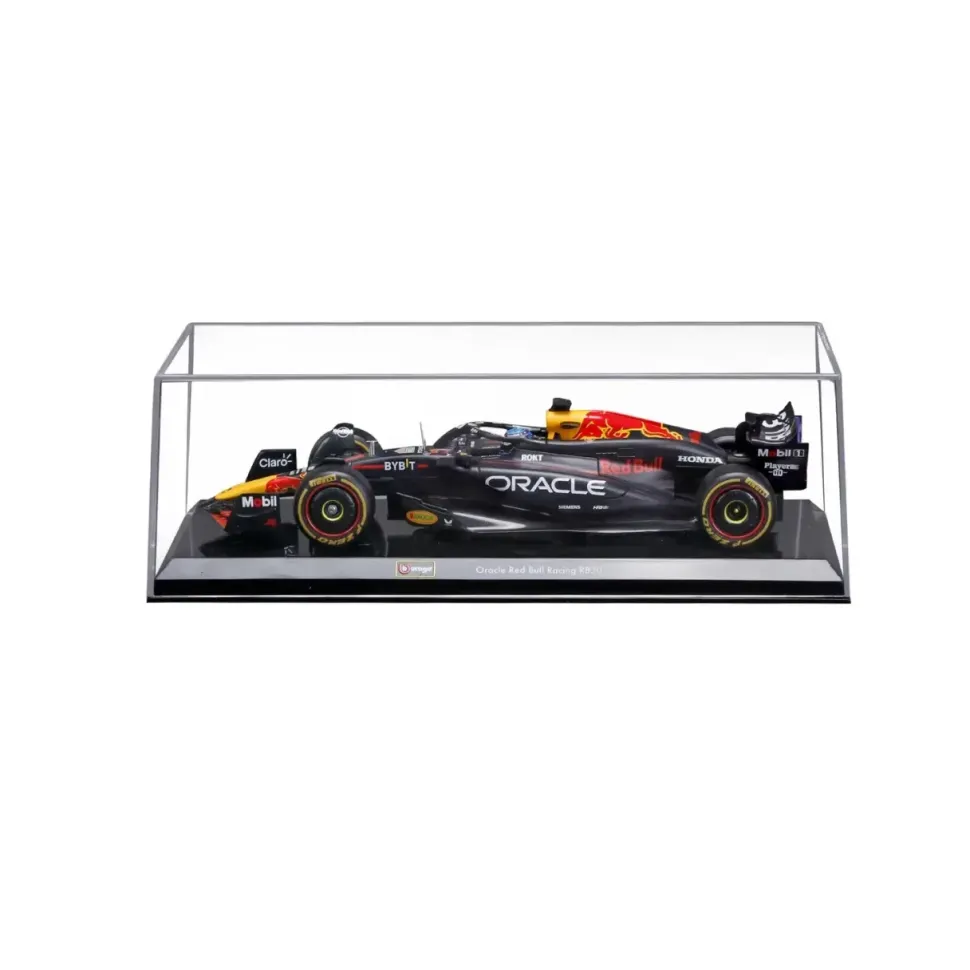 Burago 1/24 F1 Red Bull Racing RB20 2024 with Driver Helmet - Max Verstappen Diecast Model