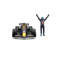 Burago 1/24 F1 Red Bull Racing RB20 2024 with Driver Figure - Max Verstappen Diecast Model