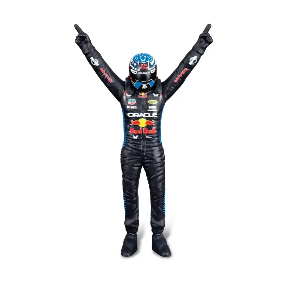 Burago 1/24 F1 Red Bull Racing RB20 2024 with Driver Figure - Max Verstappen Diecast Model