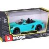 Burago 1/24 Porsche 718 Boxster Blue Diecast Model