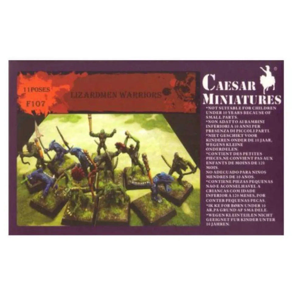 Caesar Miniatures 1/72 Lizardmen Warriors