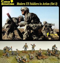 Caesar Miniatures 1/72 Modern US Soldiers in Action
