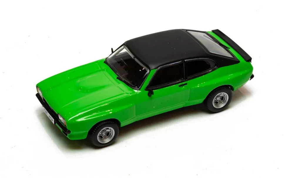 Corgi 1/43 Ford Capri Mk2 3.0S X-Pack (Signal Green) Diecast Model