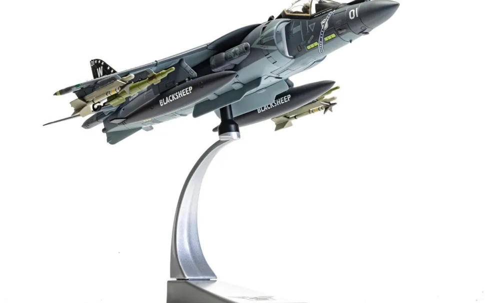 Corgi 1/48 McDonnell Douglas AV-8B Harrier II Plus - 165001/01 - VMA-214 'Black Sheep'