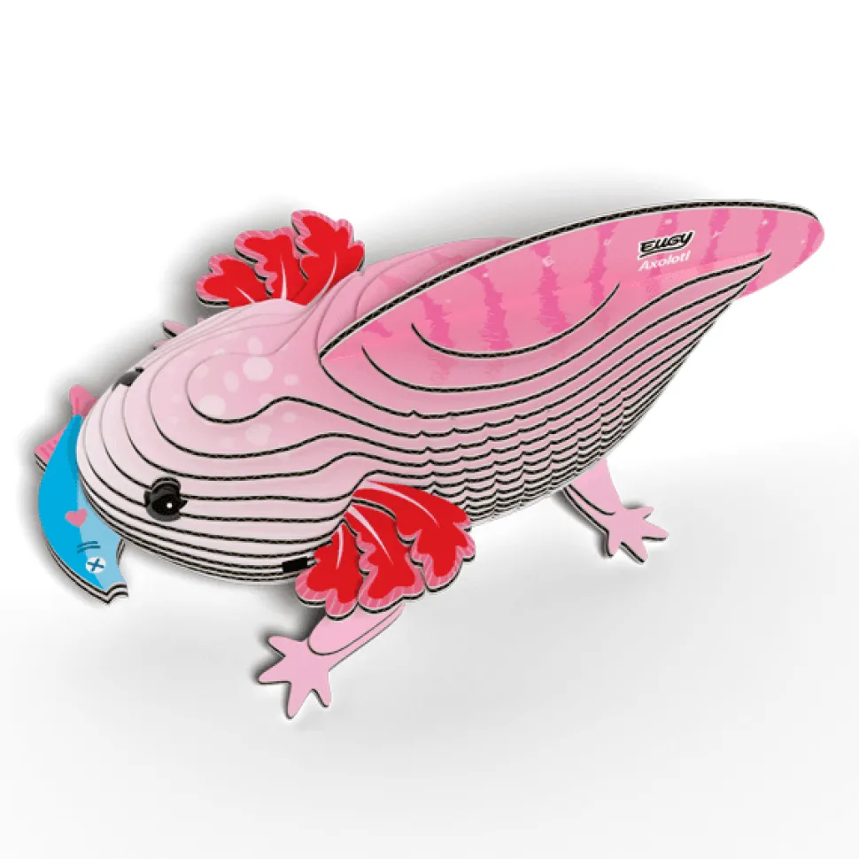 Eugy 139 Axolotl Card 3D Puzzle