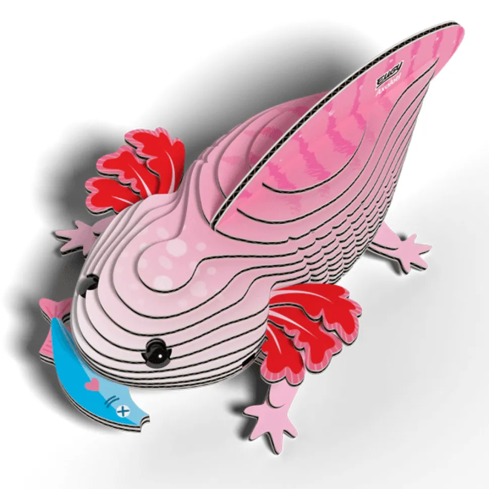 Eugy 139 Axolotl Card 3D Puzzle