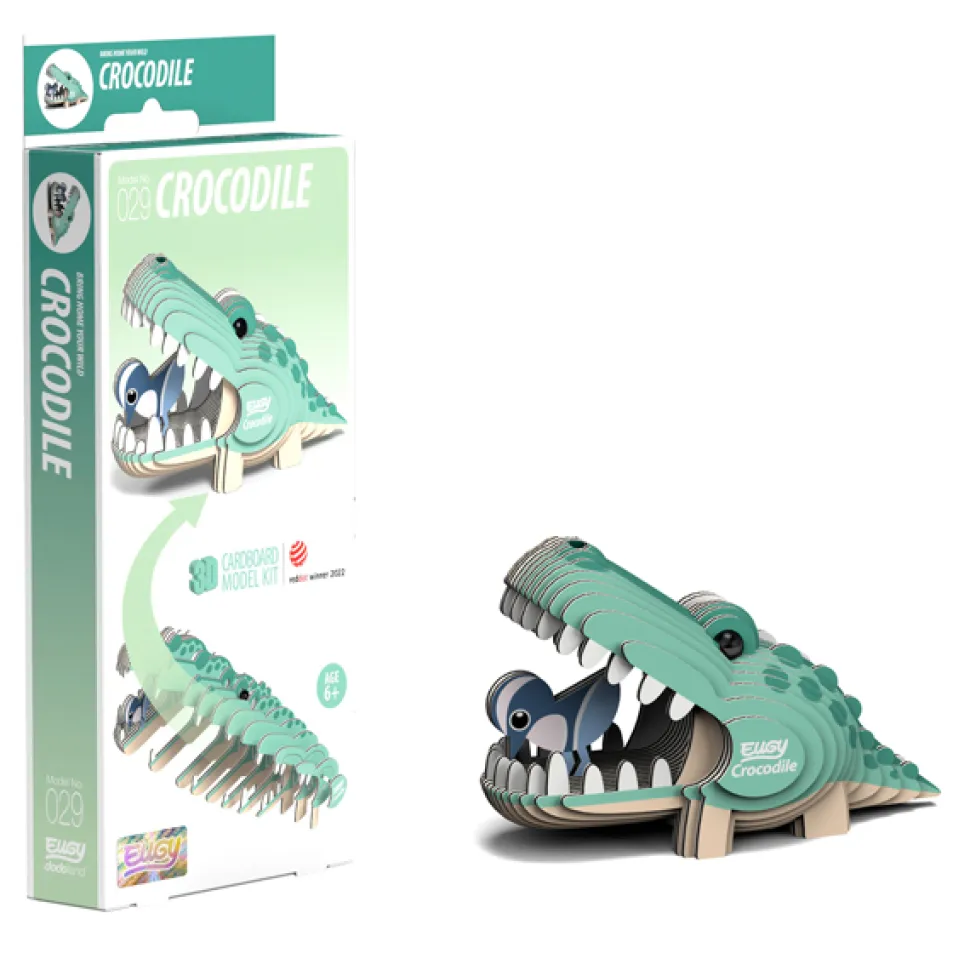 Eugy 029 Crocodile Card 3D Puzzle