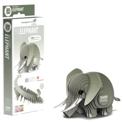 Eugy 010 Elephant Card 3D Puzzle