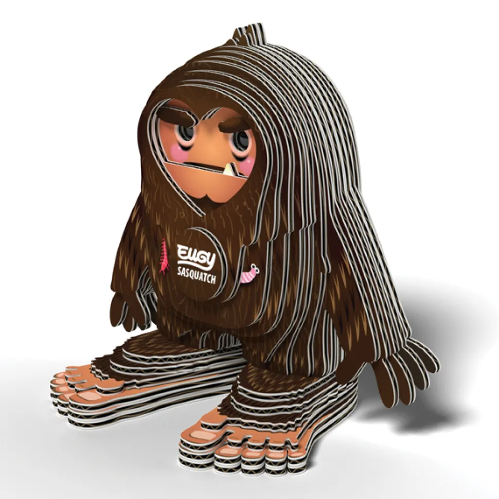 Eugy 098 Sasquatch Bigfoot Card 3D Puzzle
