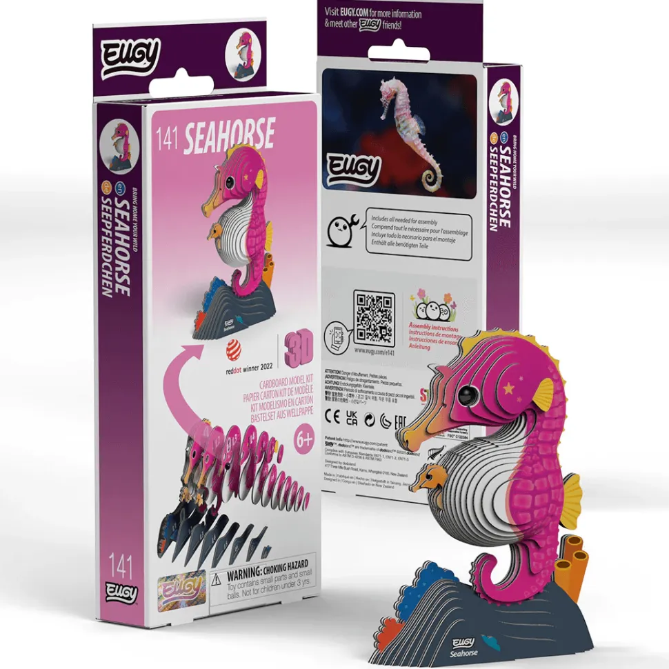 Eugy 141 Seahorse Card 3D Puzzle