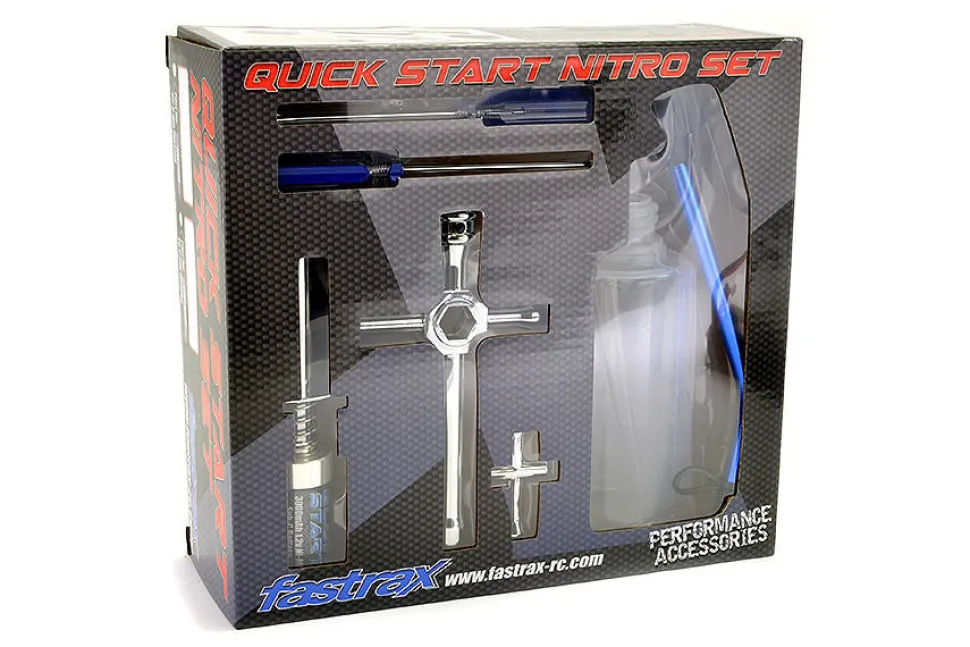 Fastrax Nitro Starter Set( UK Plug) With 3000Mah Glow Starter