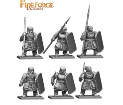 Fireforge Games 28mm Forgotten World - Stone Realm Dwarf Warriors