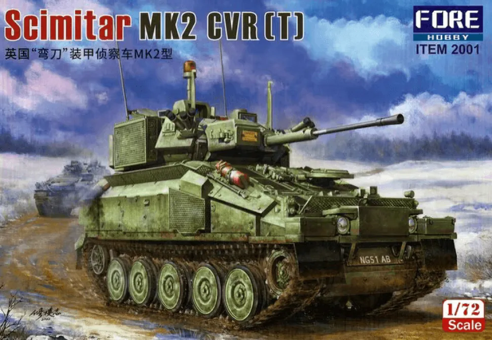 Fore Hobby 1/72 FV107 Scimitar Mk.2 CVR(T)