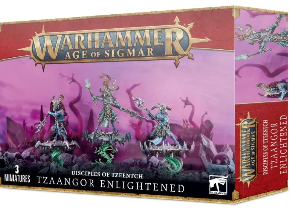 Games Workshop Age of Sigmar - Disciples of Tzeentch - Tzaangor Enlightened or Skyfires