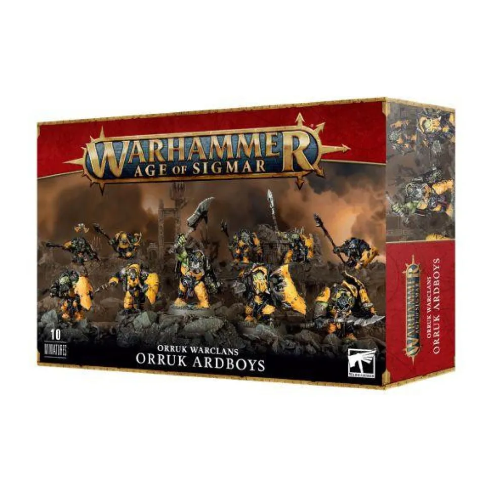 Games Workshop Age of Sigmar - Orruk Warclans - Ironjawz - Orruk Ardboys 2023