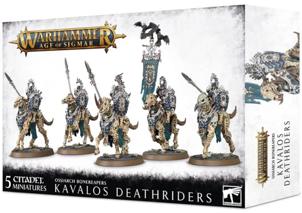 Games Workshop Age of Sigmar - Ossiarch Bonereapers - Kavalos Deathriders