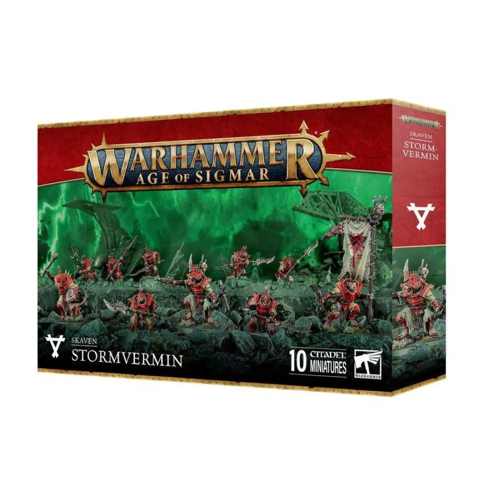 Games Workshop Age of Sigmar - Skaven - Stormvermin