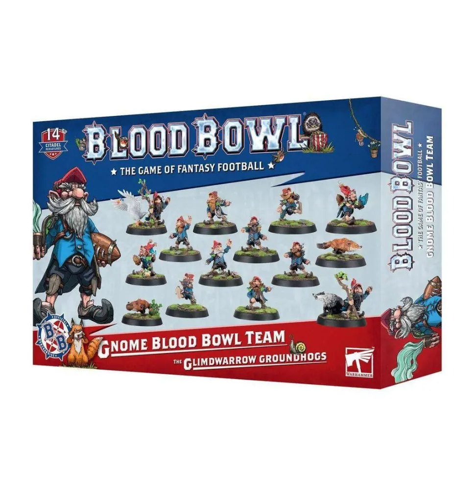 Games Workshop Blood Bowl - Team - Gnome Team The Glimdwarrow Groundhogs
