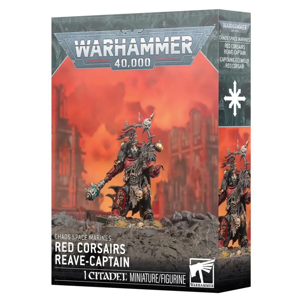 Games Workshop Warhammer 40,000 - Chaos Space Marines - Red Corsairs - Reave-Captain