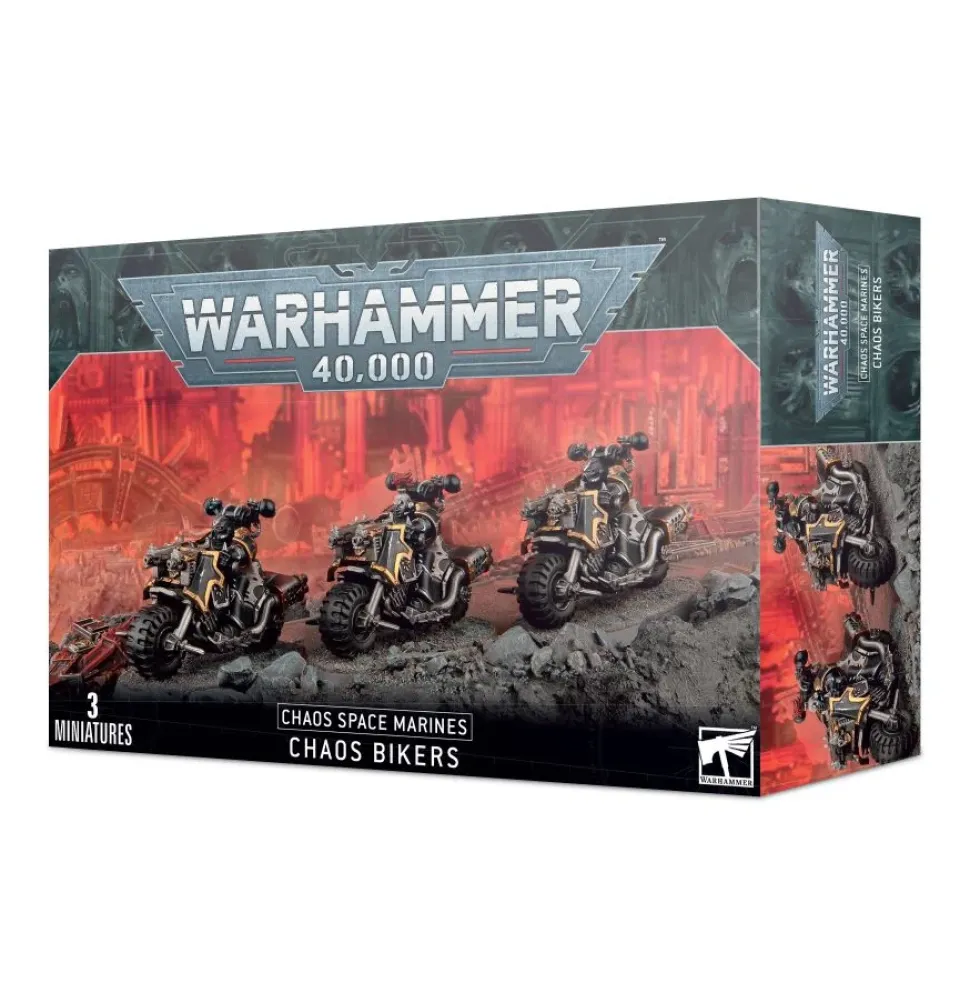 Games Workshop Warhammer 40,000 - Chaos Space Marines - Bikers