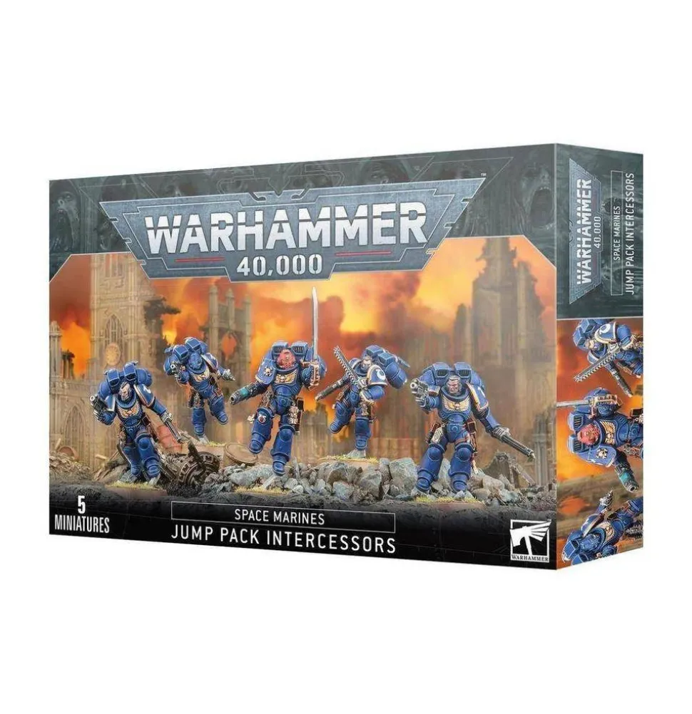 Games Workshop Warhammer 40,000 - Space Marines - Assault Intercessors with Jump Packs