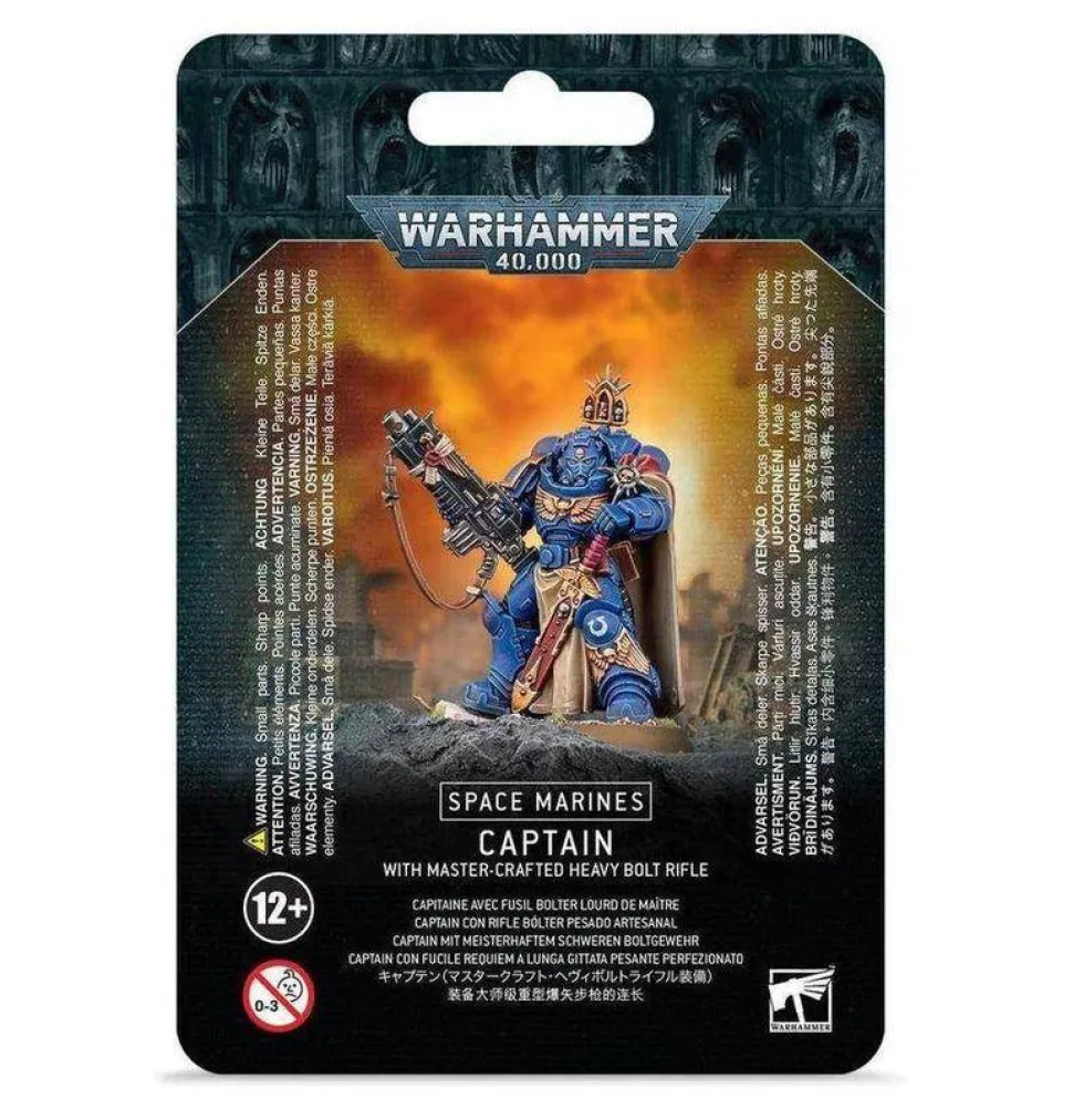 Games Workshop Warhammer 40,000 - Space Marines - Captain with Master-crafted Heavy Bolt Rifle