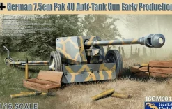 Gecko Models 1/16 7.5cm Pak 40 ATG Early Production
