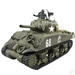 Heng Long RC 1/16 US M4A3 Sherman with BB and IR Battle System